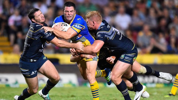 Incoming: Michael Gordon was another star lured to the Eels during the off-season.