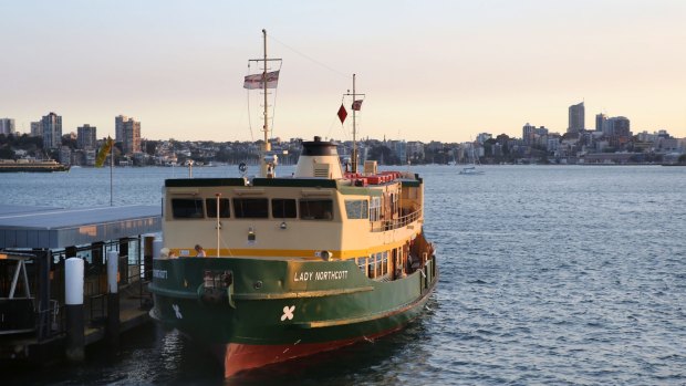 The Lady Northcott Ferry at Taronga Zoo Wharf.