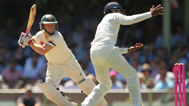 Australia's Chris Rogers in action in the recent Test series against India. 