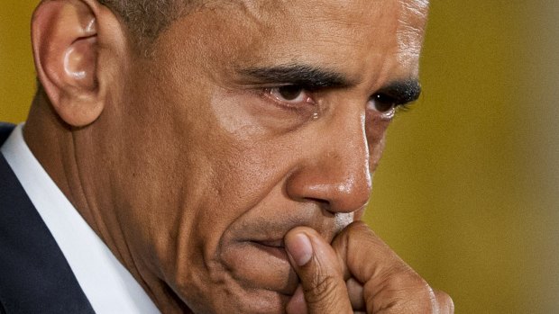 President Barack Obama cried as he spoke about the youngest victims but he failed to get bipartisan support for gun reforms. 