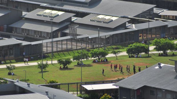 Christmas Island immigration detention centre.