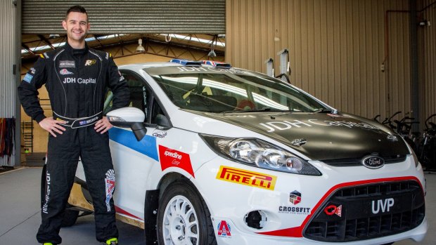 Rhys Pinter is gunning for a home victory at the National Capital Rally this weekend. 