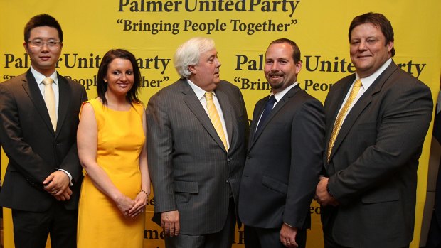 Happier times for the Palmer United Party.