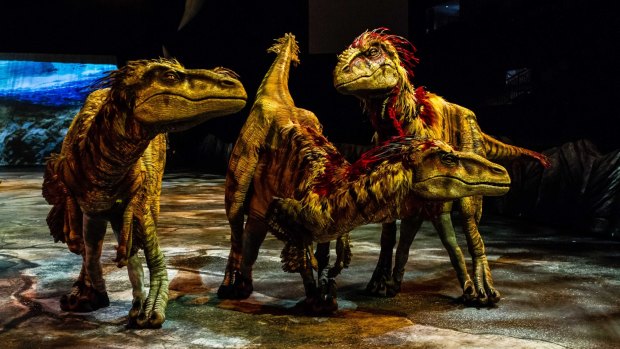 The massive animatronic creatures in Walking With Dinosaurs are the main attraction and remain a sight to behold.