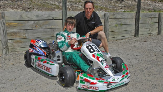 Third gen: Geoff Brabham with then-13-year-old son Matthew.