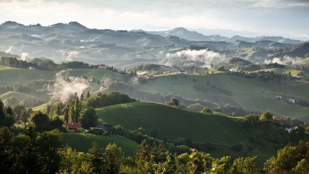 The stunning wine region around Vienna and Southern Styria, Austria.

