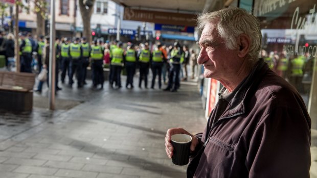 Sydney Road and the precinct outside the Coburg Library were a no-go zone for unimpressed residents on Saturday.