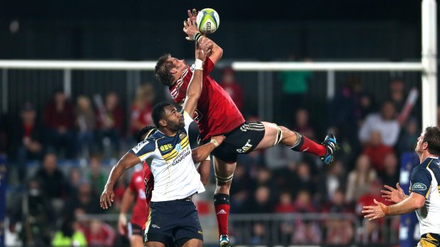 The Crusaders are looking to send Richie McCaw, with the ball, off in style, while the Brumbies need a win for a chance at a top-two finish.