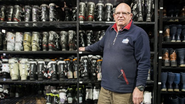 Village Ski and Snowboard owner Keith Thorn has enjoyed a surge of visitors to his store in Cooma.