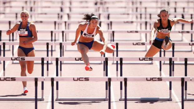 Olympian Michelle Jenneke returned to form in the 100m hurdles but just missed the world championships qualifier.
