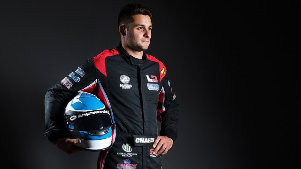 Driver Matt Chahda was on stage for the Supercars season launch when he heard CAMS had refused his licence.