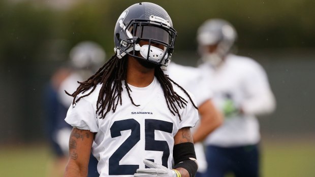 Injury concern: Seattle Seahawks cornerback Richard Sherman has vowed to play in the Super Bowl.