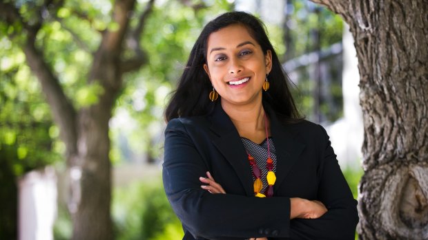 Anusha Goonetilleke, Street Law supervising solicitor, runs an outreach legal service for the homeless. Street Law has experienced federal funding cuts and is worried about ACT funding. 