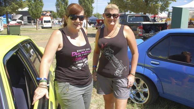 Team Torana: Leanne Ludgate and Kathleen Whittaker from Campbelltown have been coming to Summernats for years.