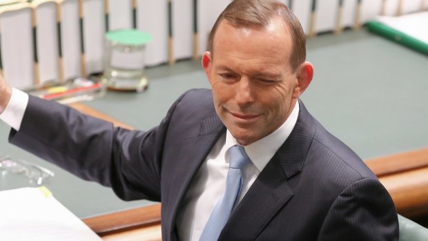 Prime Minister Tony Abbott, who gains the opportunity to pay party politics. 