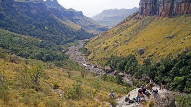 Famous for its legends as it's dramatic landscape: South Africa's Drakensberg Mountains.