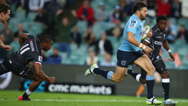 On a crusade: Waratahs centre Adam Ashley-Cooper.