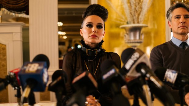 Natalie Portman in Vox Lux, which  tackles idol worship, the power of the image, and the relationship between glamour and violence. 