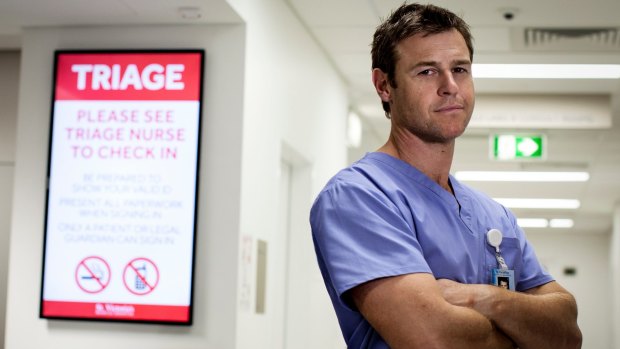 Rodger Corser in <i>Doctor, Doctor</I>.