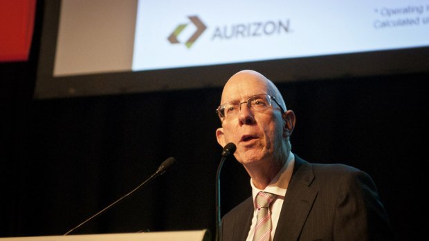Aurizon chief Lance Hockridge: "Clearly we're operating in a tough and volatile market with lower growth conditions for our customers."