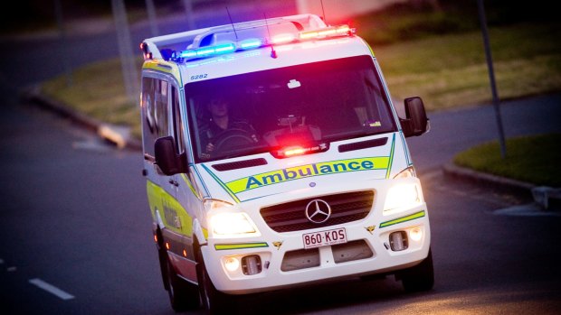 A man is in a critical condition after being hit by a car on the M1 near Logan.