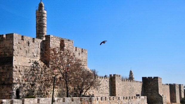 Archaeologists believe Herod's palace was near the Tower of David in Jerusalem's Old City.
