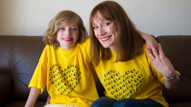 Brianna Simpson, 7, and mum Sharon Simpson, are part of family support group Yellow LadyBirds drawing attention to the harm caused by misdiagnosis and delayed support for girls with autism.