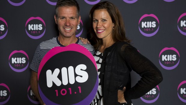 Matt Tilley and Jane Hall host KIIS FM's breakfast program.