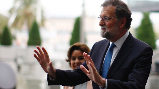 Spanish Prime Minister Mariano Rajoy in Barcelona earlier this month.