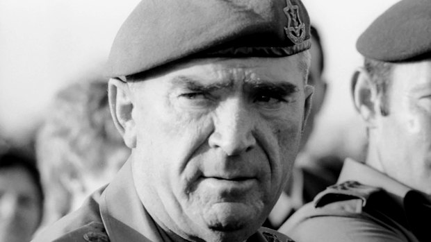 Rafael "Rafi" Eitan, pictured in 1980 when he was  an Israeli army chief, this week revealed the Mossad had hired former top Nazi Otto Skorzeny to achieve some of its goals.