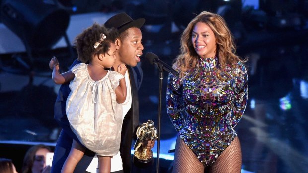 The Carter family at the 2014 VMAs.