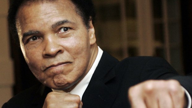 Close to death: Muhammad Ali is still hospitalised in a serious condition.