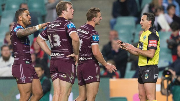 Trickle down: The constant bleating about NRL match officials does have an affect at grassroots level.