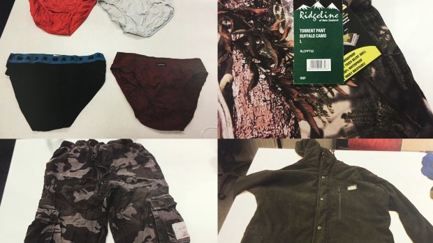 Underwear and camouflage gear requested by Islamic State fighter Mohamed Elomar.