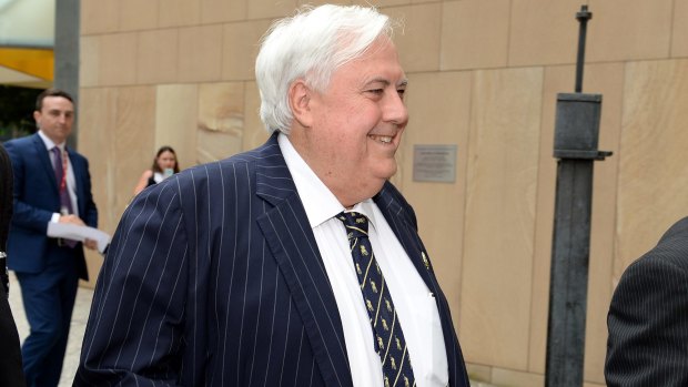 Clive Palmer has threatened to take Michaelia Cash to court.
