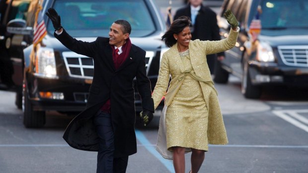 "Great symbols for our society", former US president Barack Obama and his wife Michelle.