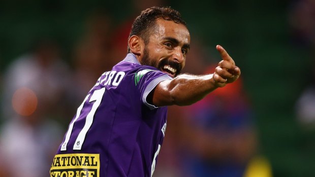 Diego Castro of Perth Glory won the A-League's highest individual honour.