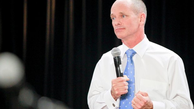 Campbell Newman indicated that he volunteered to quit as Liberal National Party leader ahead of the party's electoral defeat in January.