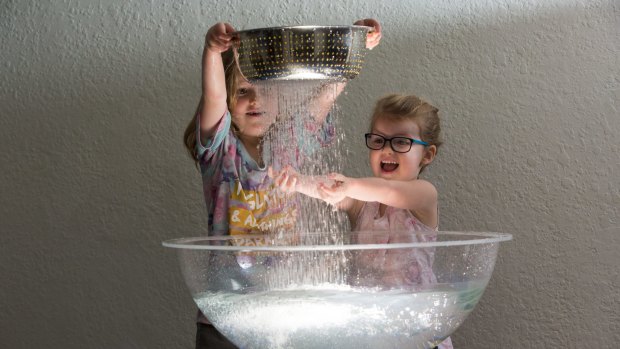 The Peninsula Summer Music Festival's kids' carnival features an immersive sensory experience making music with water.