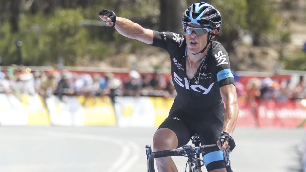 Richie Porte's hopes in the Giro have taken a two-minute hit.