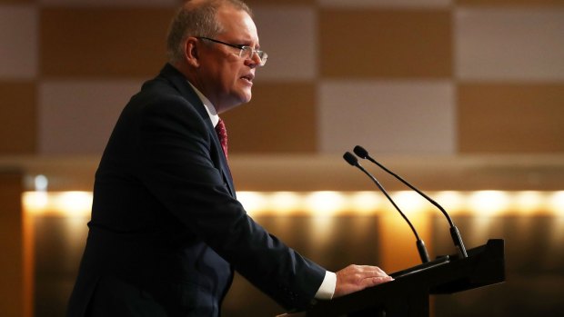 Treasurer Scott Morrison. Australia has now had a decade of federal deficits.