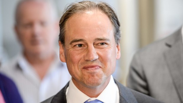 Health Minister Greg Hunt.