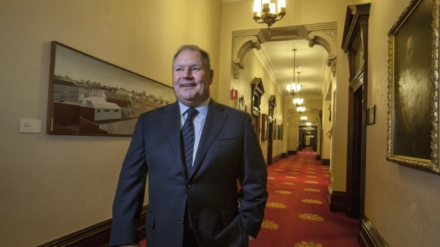 Melbourne Lord Mayor Robert Doyle at the Town Hall.
