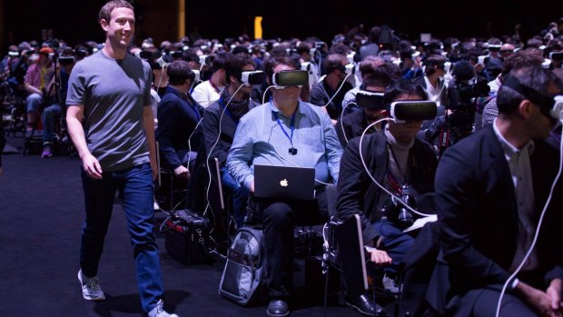 Mark Zuckerberg thinks virtual postcards are the future. Facebook owns virtual reality company Oculus.