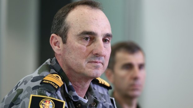 Vice-Admiral David Johnston, the chief of joint operations, has offered a cautious assessment to speculation Australia will expand RAAF strikes into Syria.