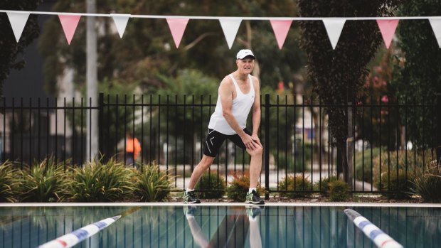 Paul Maggs, 75, is a former priest and retired parole officer who still runs long distance about four times a week, swims, and goes to the gym.