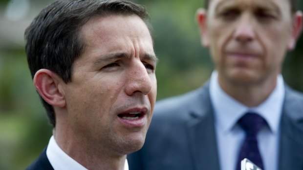 Assistant Minister for Education and Training Simon Birmingham.