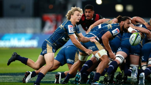Reasons to smile: Despite the loss, the Brumbies had the best performance by an Australian team in round one.
