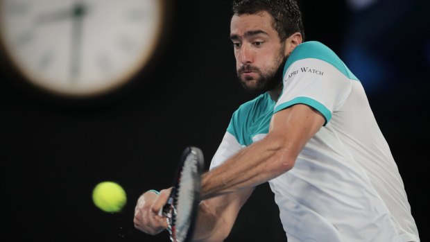 Marin Cilic wouldn't say who he'd prefer to play in the finals but the answer was obvious.