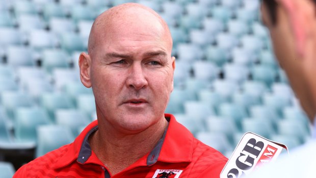 Vote of confidence: Dragons coach Paul McGregor.